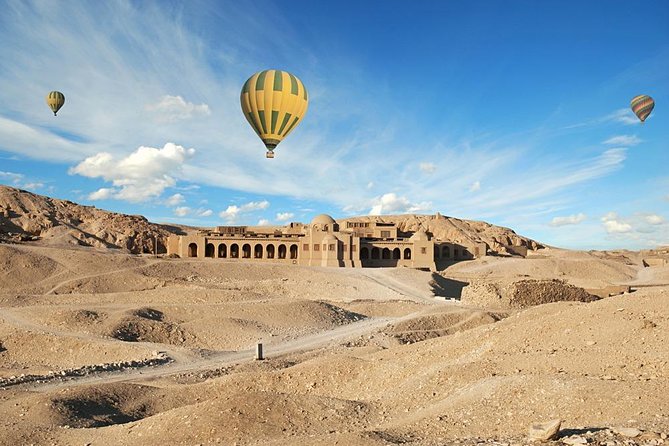 Sunrise VIP Hot Air Balloon Ride in Luxor - Preparing at the West Bank launch site