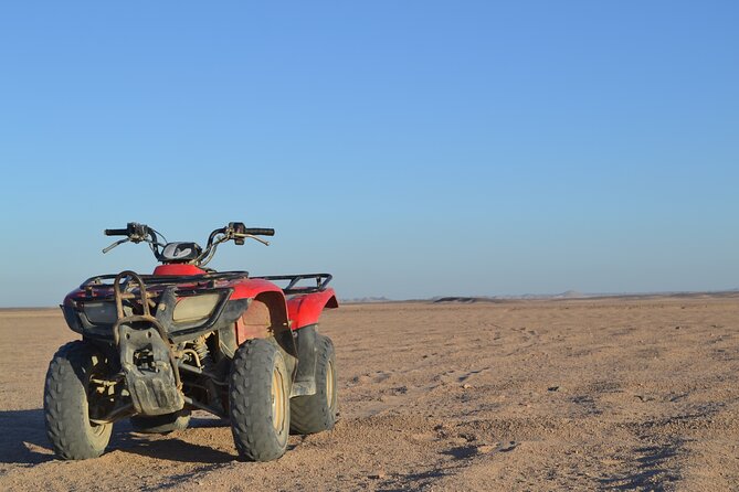 Super Safari ATV, Drive Buggy Car, Camel Ride, Bedouin Dinner, Show-Hurghada - ATV riding across the sandy desert