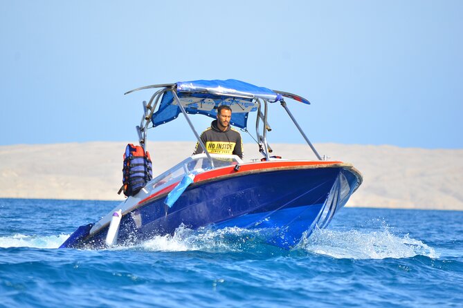 Swim with Dolphins Semi Private Speedboat Sea Tour - Hurghada - Food, drinks, and comfort on board