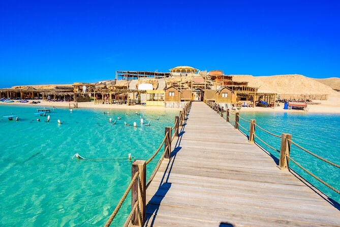 The Giftun Island Orange Sea Excursion from Hurghada - Cruising toward Orange Bay and Giftun Island