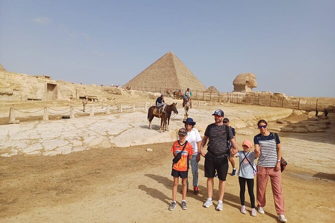 The Giza Pyramids, the Great Sphinx, and Local Lunch. - The panoramic viewpoint and camel option