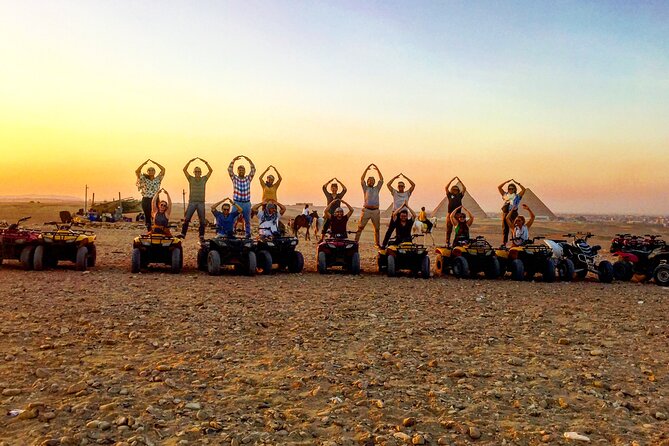 Top Private All Inc-Pyramids,Camel,Quad Bike,Inside Pyramid&Lunch - One hour on a Giza quad bike