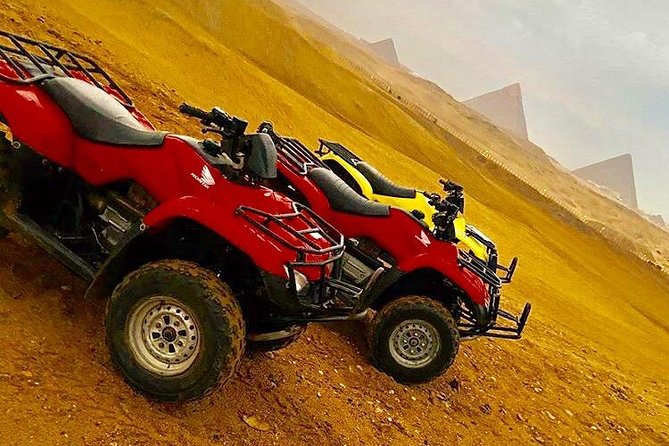 Top rated ATV quad bike at the Desert of Giza Pyramids - Pickup from Cairo or Giza
