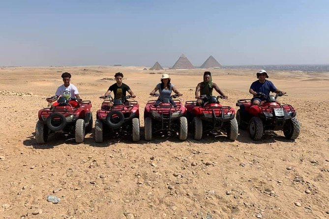 Top rated ATV quad bike at the Desert of Giza Pyramids - What the two-hour schedule feels like