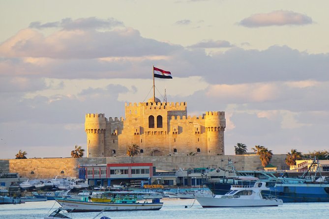 Tour to Alexandria from Cairo by Car - Qaitbay Citadel beside the Mediterranean