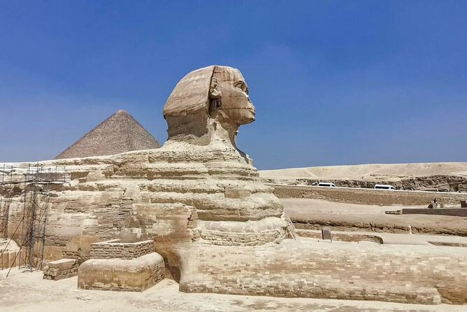 Tour to Giza pyramids Sphinx with local guide - Camel rides and the Solar Boat Museum