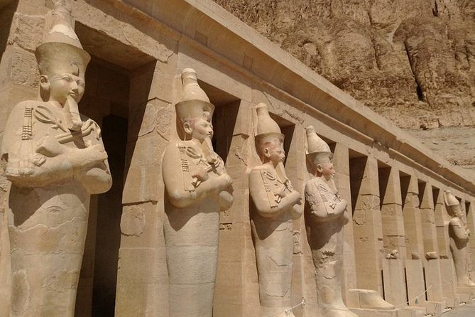 Tour to West Bank with Valley of the Kings and Hatshepsut Temple - Colossi of Memnon: a quick stop with a big visual payoff