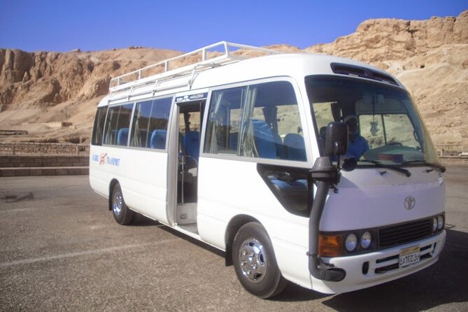 Transfer from Luxor to Aswan - Leaving Luxor in an air-conditioned vehicle