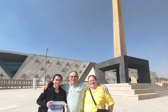 Unique Tour to The Grand Egyptian Museum and 12 main galleries - The Hanging Obelisk and the museum garden