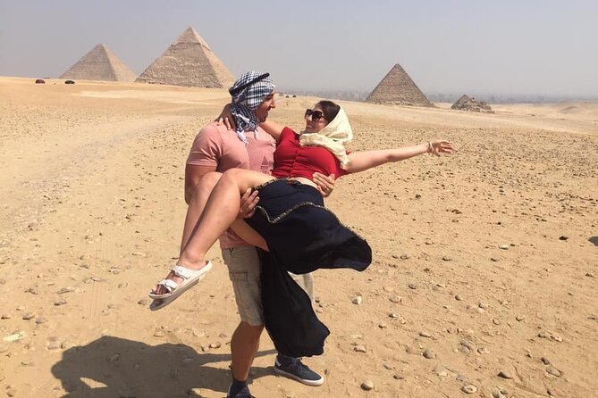 VIP Giza Pyramids, Sphinx, Lunch,Camel Ride & inside 3rd pyramid - The panoramic viewpoint and the photo stops