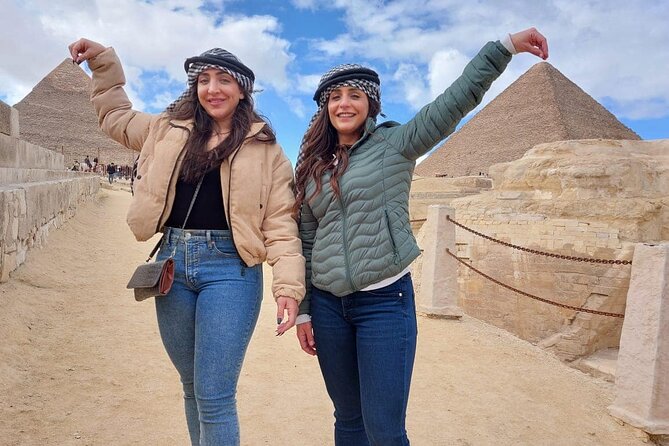 VIP Giza Pyramids, Sphinx, Lunch,Camel Ride & inside 3rd pyramid - The Giza Plateau and the three royal tombs