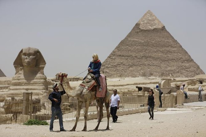 VIP Private Tour Giza Pyramids Sphinx ,Camel,Inside Pyramid - The Sphinx and valley temple
