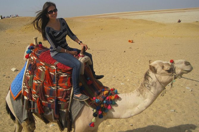 VIP Private Tour Giza Pyramids Sphinx ,Camel,Inside Pyramid - Lunch, papyrus, perfume, and shopping stops