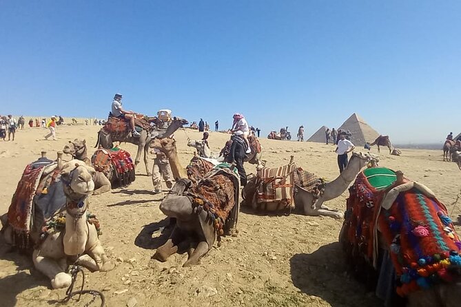 Vip Top Private Tour to Giza Pyramids and Sphinx with camel ride - Chefren, the Sphinx, and the story behind the monuments