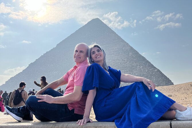 Vip Tour Giza pyramids, sphinx with Camel Ride and Vip lunch - Lunch, water, and the shape of the day