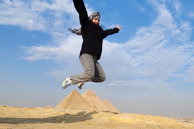 VIP tour of Giza plateau - Three pyramids, three different views of ancient Egypt