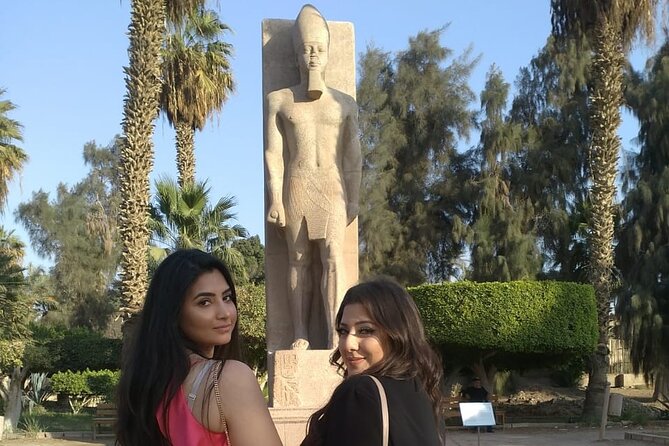 VIPTour Giza pyramids ,Saqqara step pyramids & Memphis Old City - Memphis and the Mit Rahina Museum