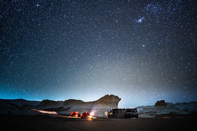 White and Black Desert in Egypt 2 days 1 Night unforgettable Trip - Crystal Mountain and Agabat Valley