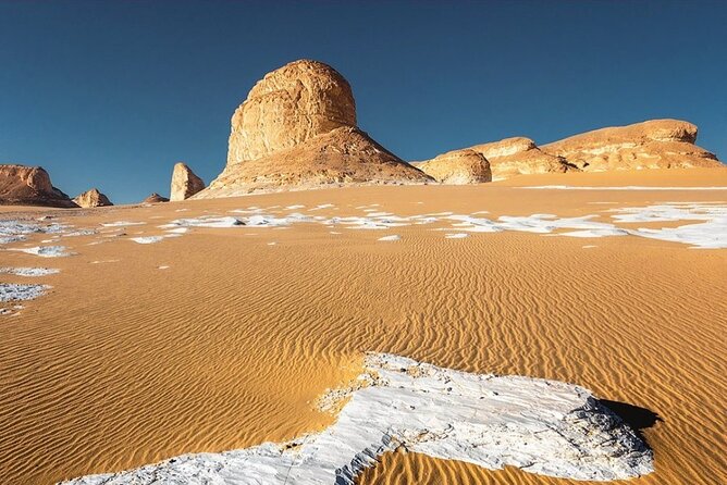White & Black desert camping tour 2 Days 1 night From Cairo - Agabat Valley: cliffs, dunes, and a hard-edged silence